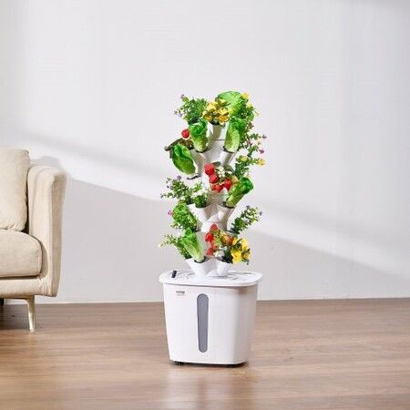 Hydroponic Growing System 30 Pods Smart Hydroponic Tower Water Circulation