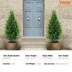 2 Pack 3' Artificial Cedar Topiary Tree Faux Plant UV Decor In/Outdoor