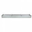 Metal Raised Garden Bed 12x4x1 ft Outdoor Galvanized Planter Box Silver
