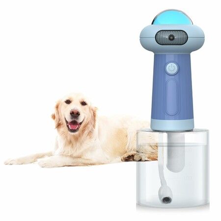 Electric Automatic Pet Foam Machine 400Ml Capacitlarge Foam Production For Cats/Dogs/Pets And Household Cleaning Color Blue