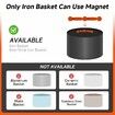 Air Fryer Magnet Silicone Buckle for Holding Down Air Fryer Parchment Paper,Lock Disposable Liners Safely & Prevent Paper to Burn,Orange,2 Set