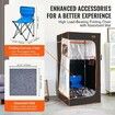 Sauna Tent Far Infrared 1400W Personal Home Spa Loss Weight Detox