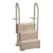 3-Step Taupe Robust Pool Ladder of 2 Handrails for 914.4-1219.2 mm Pools
