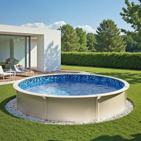 Round Pool Liner 21ft Overlap Style Pool Liner 54in Wall Height