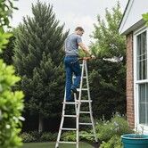 Telescoping Ladder A Frame 13 FT Extension Multi-Function for Homework