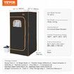 Portable Steam Sauna Tent Full Size 2000W Personal Sauna Blanket W/ Chair,880 x 880 x 1780 mm