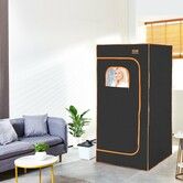 Portable Steam Sauna Tent Full Size 2000W Personal Sauna Blanket W/ Chair,880 x 880 x 1780 mm