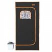 Portable Steam Sauna Tent Full Size 2000W Personal Sauna Blanket W/ Chair,880 x 880 x 1780 mm