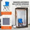 Portable Steam Sauna Tent Full Size 1000W Personal Sauna Blanket W/ Chair, 880 x 880 x 1600 mm