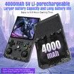 R36MAX Retro Handheld Game Console with 64G Built-in 18000+ Classic Games,Portable Hand Held Open Source Linux System 4In 4k HD IPS Screen Video Player