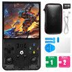 R36MAX Retro Handheld Game Console with 64G Built-in 18000+ Classic Games,Portable Hand Held Open Source Linux System 4In 4k HD IPS Screen Video Player