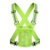 Safety Vest for Running, Reflective Vest for Walking, Running Phone Holder Vest, Reflective Vest for Transportation Work, Safety Running Gear