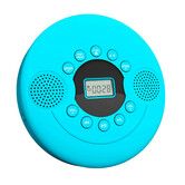 Portable Bluetooth CD Player with Headphones Discman Walkman CD Player Rechargeable with Dual Stereo Speakers,MP3 USB(Blue)