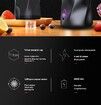 White Portable 360W High Power 6000mAh Wireless Juicer