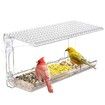Outdoor Transparent Window Bird Feeder House Strong Suction Cup Installation