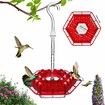 Sherem Hummingbird Feeder,Shirem Hummingbirds Feeder,Ant and Bee Proof,Easy to Clean and Refill