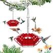 Sherem Hummingbird Feeder,Shirem Hummingbirds Feeder,Ant and Bee Proof,Easy to Clean and Refill