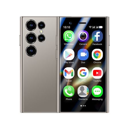 4GLte Pocket Smartphone 2GB+16GB 3.0 Inch Mini Quad Core Dual Sim Unlocked Android 10.0 Phone Bluetooth Mobile Cellphone (BLACK)