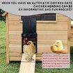 Automatic Chicken Coop Door, New Automatic Chicken Door with Timer LCD Screen, Run Chicken Door Anti-Pinch IPX3 Weatherproof