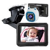 Baby Car Camera 4.3 inch HD Night Vision Baby Car Mirror, 1080P Rear Facing Baby Monitor with 150 Degree Wide Angle, Safe Driving for New Parents