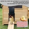 Automatic Chicken Coop Door, New Automatic Chicken Door with Timer and LCD Display, IPX3 Weatherproof Anti-Pinch Chicken Door