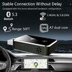 Mini Wireless Carplay & Android Auto Adapter 2 in 1,Clear The Memory Function,Fast Stable Connection,No Delay,for 2016+ Cars iOS 12+ Android 11+ (Black)