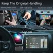 Mini Wireless Carplay & Android Auto Adapter 2 in 1,Clear The Memory Function,Fast Stable Connection,No Delay,for 2016+ Cars iOS 12+ Android 11+ (Black)
