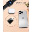 Mini Wireless Carplay & Android Auto Adapter 2 in 1,Clear The Memory Function,Fast Stable Connection,No Delay,for 2016+ Cars iOS 12+ Android 11+ (Black)