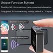 Mini Wireless Carplay & Android Auto Adapter 2 in 1,Clear The Memory Function,Fast Stable Connection,No Delay,for 2016+ Cars iOS 12+ Android 11+ (Black)
