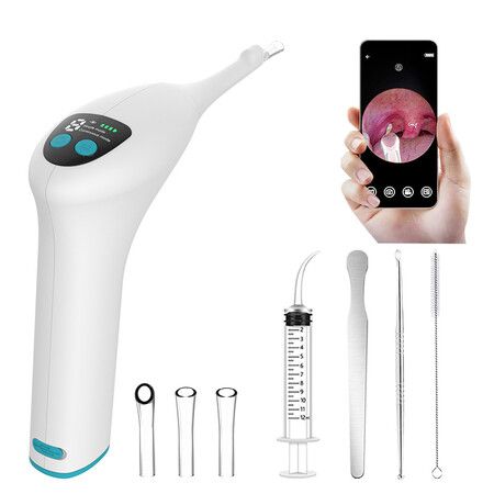 WIFI App Visual Tonsil Stone Remover Electronic Vacuum Stone Removal Kit 5 Modes  Suction Tool Oral Throat Cleaner Fresh Breath Mouth Cleaning Care