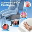 Seat Cushion, Large Memory Foam Cushion for Office Chair Cushions, Ergonomic Cushions Pad Pillow for Pressure Relief Sciatica and Long Sitting,Grey