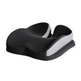 Seat Cushions for Office Chairs, Cushion for Long Sitting, Coccyx Cushion for Tailbone Press Relief, Memory Foam Seat Car Chair Cushion, Black