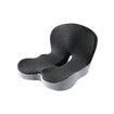 Seat Cushion Memory Foam Pads for Truck Driver Office Chair Cushion Home Chair Cushion Car Non Slip Pad Sitting Ergonomic Cushions for Office, Dark Grey