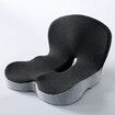 Seat Cushion Memory Foam Pads for Truck Driver Office Chair Cushion Home Chair Cushion Car Non Slip Pad Sitting Ergonomic Cushions for Office, Dark Grey
