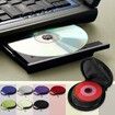 20 Capacity CD DVD Case Holder Portable Wallet Storage Organizer, Protective Storage Holder for Car Travel, Green