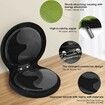 20 Capacity CD DVD Case Holder Portable Wallet Storage Organizer, Protective Storage Holder for Car Travel, Green