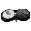20 Capacity CD DVD Case Holder Portable Wallet Storage Organizer, Protective Storage Holder for Car Travel, Green