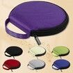 20 Capacity CD DVD Case Holder Portable Wallet Storage Organizer, Protective Storage Holder for Car Travel, Purple