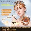 Electric Scalp Massager with 5 Modes,20 Massage Nodes,Smart Timing,360 Degree Adjustable Head Massager for Scalp Stress Relaxation