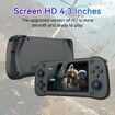 G28 Handheld Game Console 64G Card with 15000 Games, 4.3 Inch HD Screen Portable Retro Video Handheld Game Players Gift for Kids, Pink