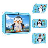 Kids Tablet 7Inch Android 14 6GB RAM 128GB Storage 16+32MP Camera Time Limits Age Filters Parental Controls Boys Girls Blue Holiday Gifts  Home School