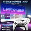 64G Retro Game Console, Nostalgia Gaming Stick, Classic Video Games with 4K HDMI, 20,000+ Games and 23 Emulators, Upgraded Dual 2.4G Wireless Controllers