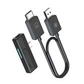 Wireless HDMI Transmitter Receiver Portable Extender with 2.4G 5GHz Connection,Plug Play for Laptop PC TV Projector