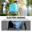 16L Electric Backpack Sprayer Disinfection Garden Watering Weed Remover 12V Rechargeable Battery Powered Herbicide Car Wash Knapsack Motor Auto Mixing