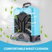 16L Electric Backpack Sprayer Disinfection Garden Watering Weed Remover 12V Rechargeable Battery Powered Herbicide Car Wash Knapsack Motor Auto Mixing