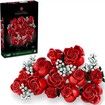Rose Flowers Bouquet Building Set 960pcs Artificial Roses Botanical Collection Home Decor Perfect Birthday Valentines Gift Day Gifts Compatible with Lego