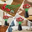 Rose Flowers Bouquet Building Set 960pcs Artificial Roses Botanical Collection Home Decor Perfect Birthday Valentines Gift Day Gifts Compatible with Lego