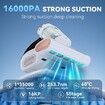 Mattress Vacuum Cleaner Bed Vacuum with 13Kpa Suction Power UV-C Light Ultrasonic Heating Min Single Brushroll Rotation