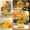Sunflower Building Set Flowers with Vase Van Gogh Botanical Collection 1009pcs Compatible with Lego Ideal for Home and Office Decor Art Lover's Gift