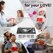 CD Player with Speakers HiFi Stereo Sound for Home,Bluetooth Retro Wood CD Music Players FM Radio with Remote Control,Support USB AUX Playback,White